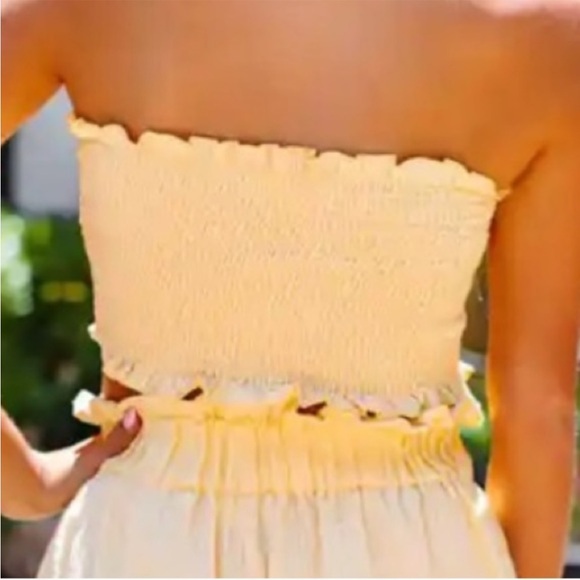 Vici Yellow Two-Piece Jumpsuit - Picture 2 of 6